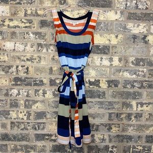 Banana Republic Colorful Striped Dress